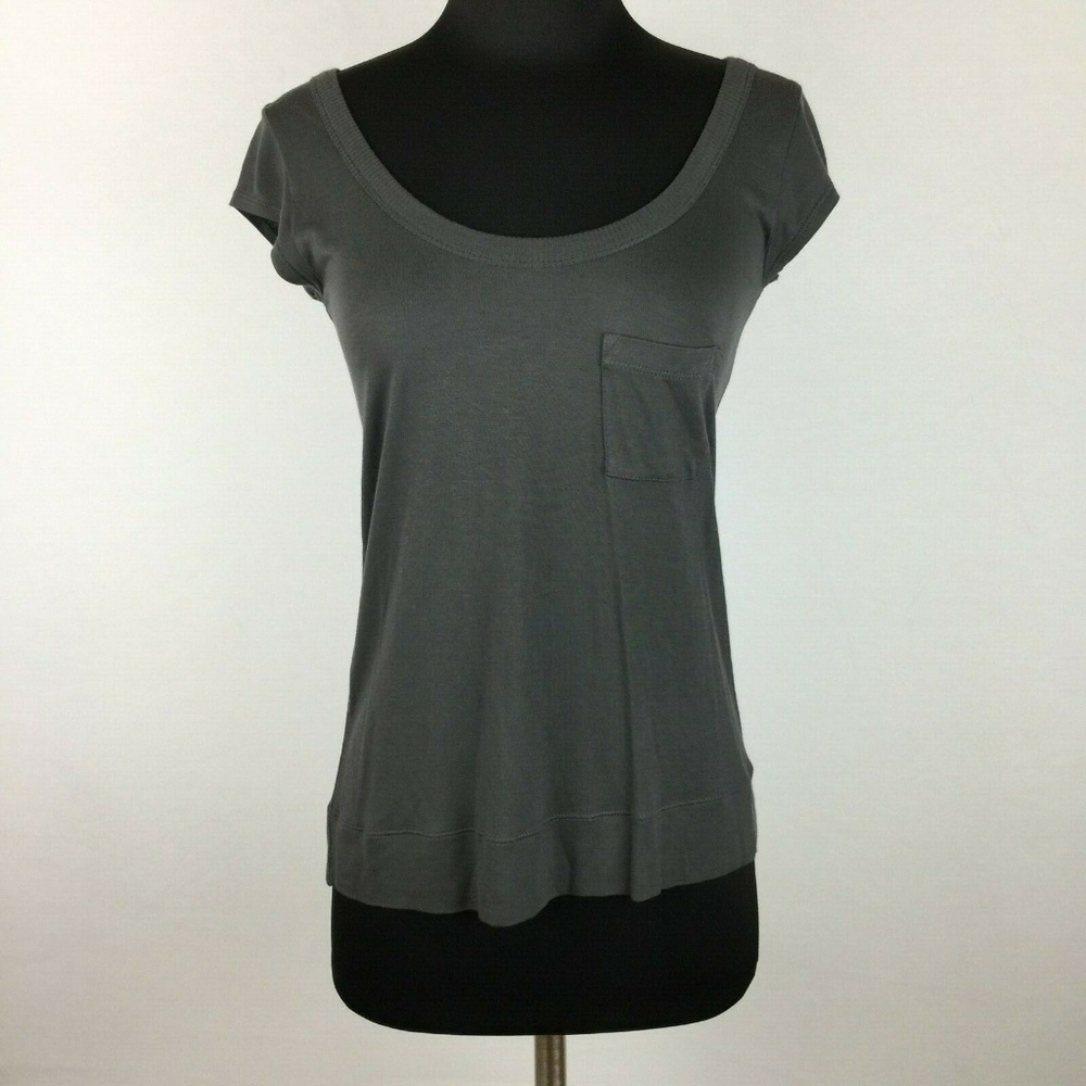 Express XXS All Rayon "Dreamweight Cotton" Tee Top